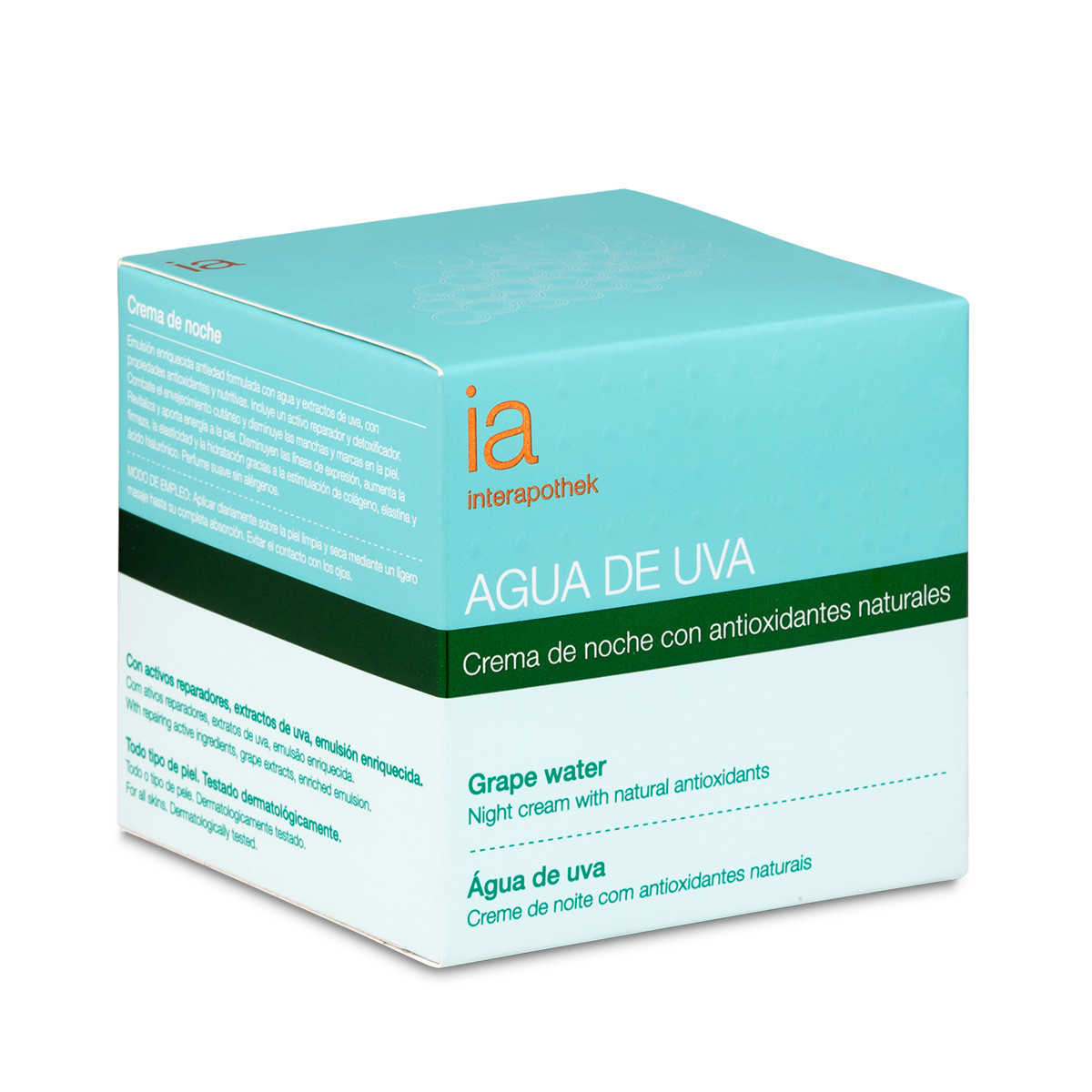 Imagen de Interapothek crema de noche agua de uva 50ml