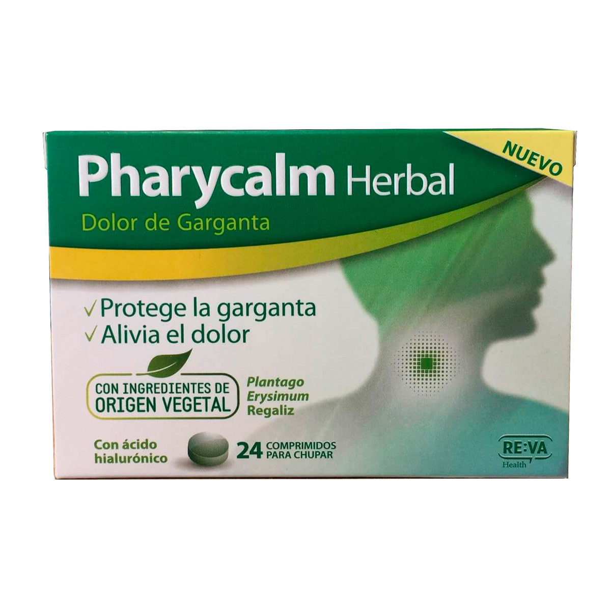 Imagen de Pharycalm herbal dolor garganta 24 comprimidos