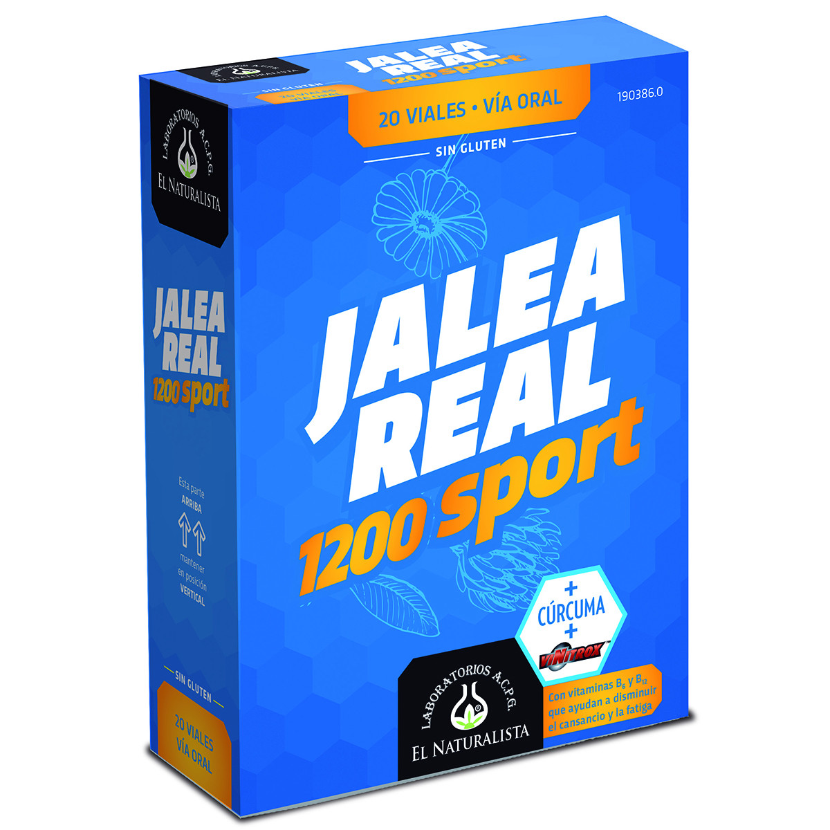 Imagen de El Naturalista Jalea real sport 20 viales 1200mg