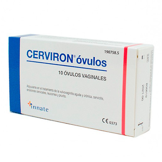 Imagen de Cerviron óvulos vaginales 10uds