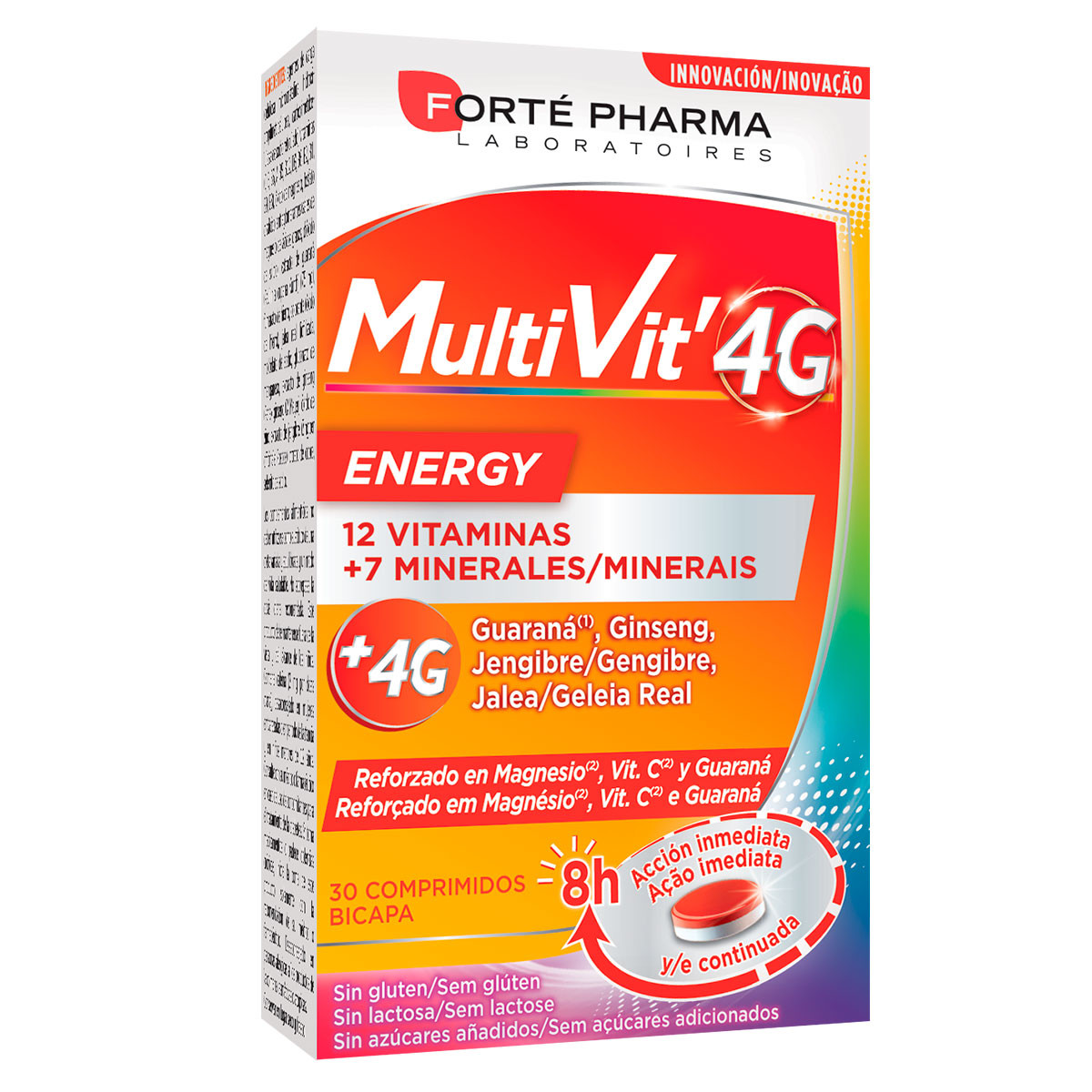 Imagen de Forte Pharma Multivit 4g energia 30 compr. bicapa
