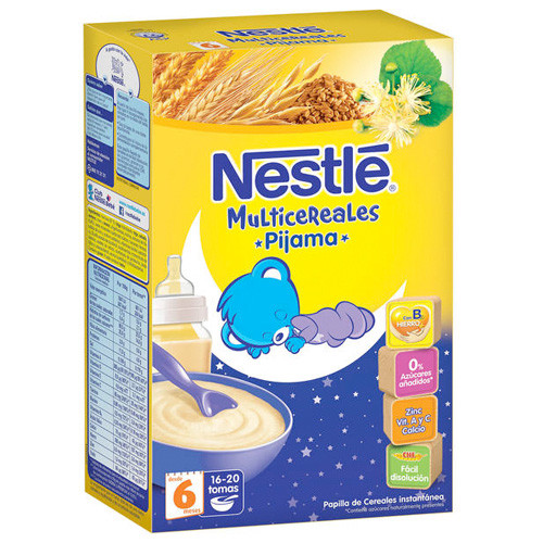 Imagen de Nestlé Papilla multicereales pijama 500g