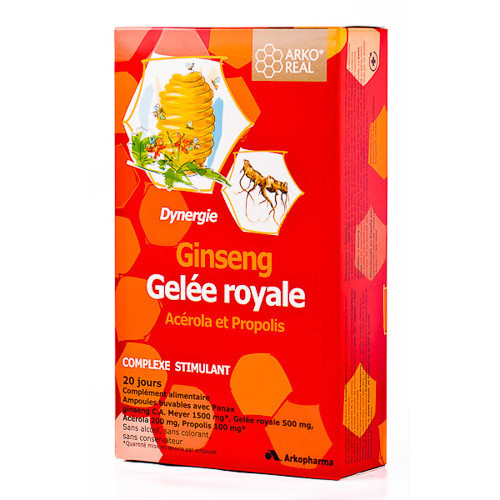 Imagen de Arkoreal jalea + ginseng 20 ampollas
