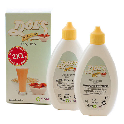 Imagen de Dols endulzante líquido 75+75ml