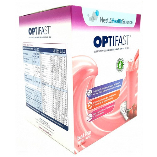Imagen de Optifast batido fresa 9 sobres 55g