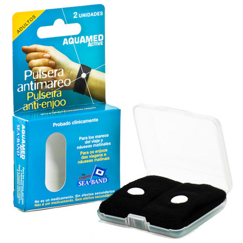 Imagen de AQUAMED PULSERA ANTIMAREO ADULTO 2 UDS