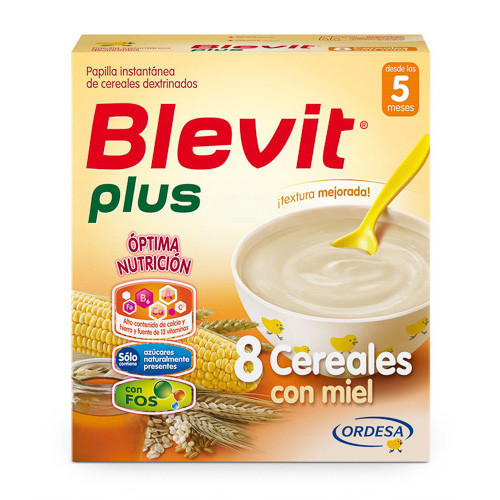 Imagen de Blevit plus 8 cereales con miel 600g