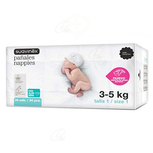 Imagen de Suavinex Pañal recién nacido  3-5kg 34uds