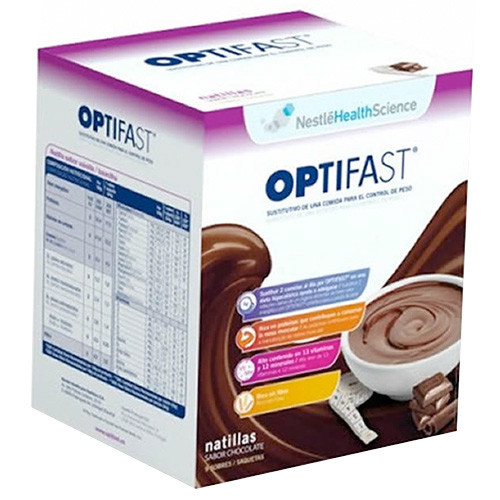 Imagen de Optifast natillas chocolate 9 sobres