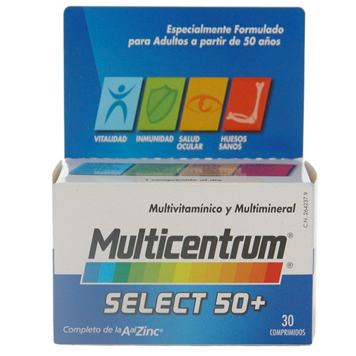 Imagen de MULTICENTRUM SELECT 50+ 30 COMPRIMIDOS