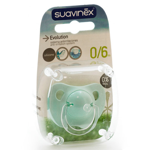 Imagen de Suavinex Chupete evolution silicona 0-6m