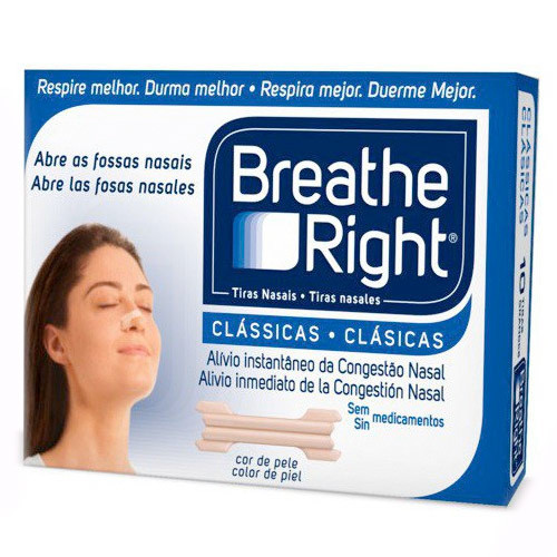 Imagen de BREATHE RIGHT TIRA NASAL PEQ/MED 10 UND