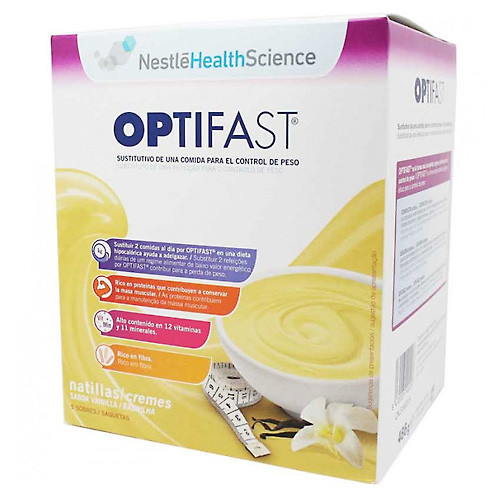 Imagen de Optifast natillas vainilla 8 sobres