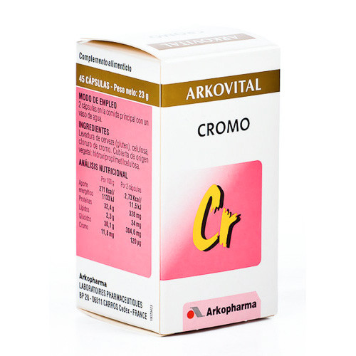 Imagen de ARKOVITAL CROMO 45 CAPSULAS