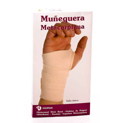 Imagen de MUÑEQUERA MEDILAST METACARPI VELCRO BLAN