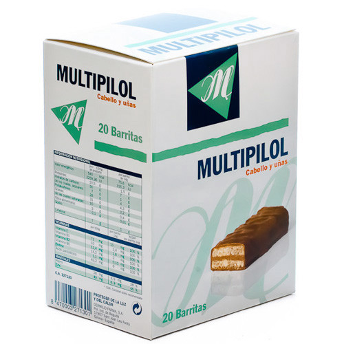 Imagen de MULTIPILOL CABELLO Y UÑAS 20 BARRITAS