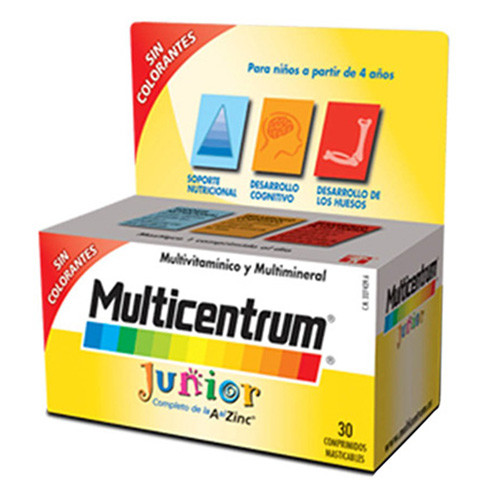 Imagen de MULTICENTRUM JUNIOR 30 COMP. MASTICABLES