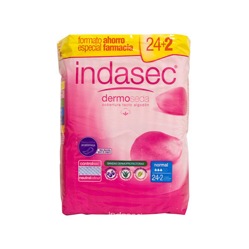 Imagen de Indasec discreet normal 24 unidades