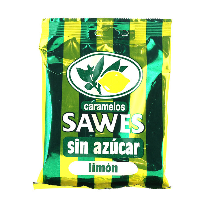 Imagen de CARAMELOS SAWES LIMON S/AZUCAR BOLSA