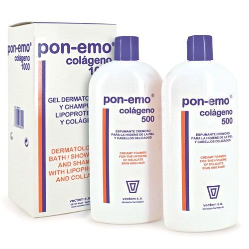 Imagen de Pon-emo colageno gel/champú 2x500ml