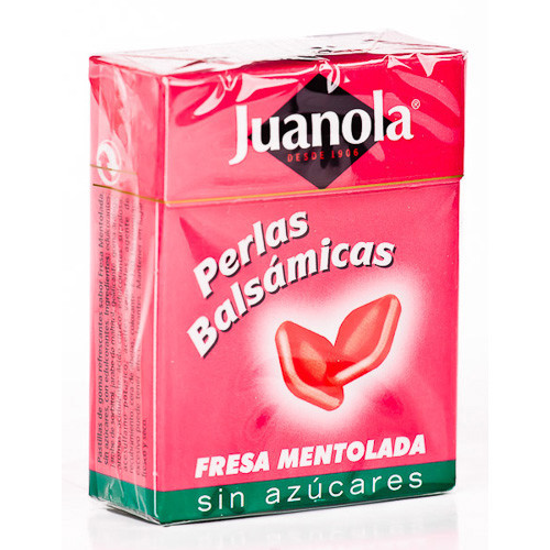Imagen de Juanola perlas de fresa mentolada 25 gr