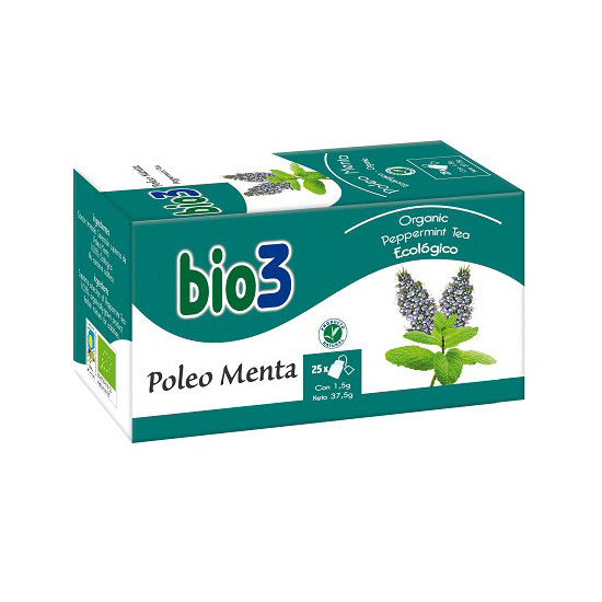 Imagen de Bio3 poleo menta ecológico 25 bolsitas