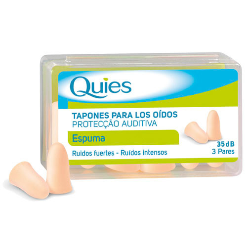 Imagen de QUIES TAPONES DE OIDO GOMA 6 UDS.
