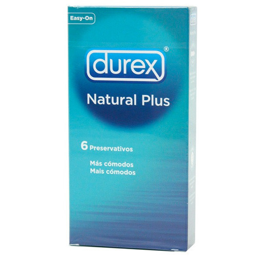 Imagen de PRESERVA.DUREX NATURAL PLUS EASY ON 6UND