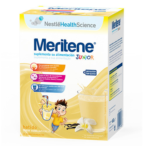 Imagen de Mertine Junior en polvo sabor Vainilla 15 sobres