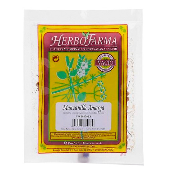 Imagen de Herbofarma infusión Manzanilla al vacio 30g