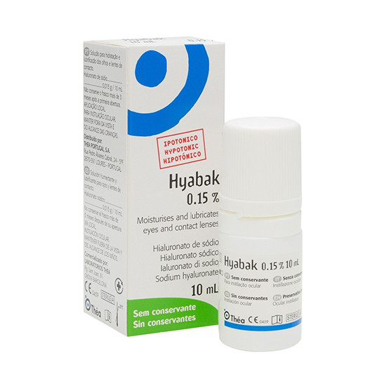 Imagen de HYABAK LUBRICANTE OCULAR SOLUCION 10 ML