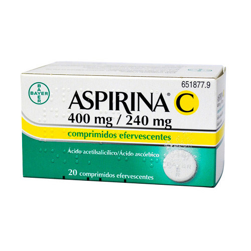 Imagen de Bayer aspirina C efervescentes 20 comprimidos