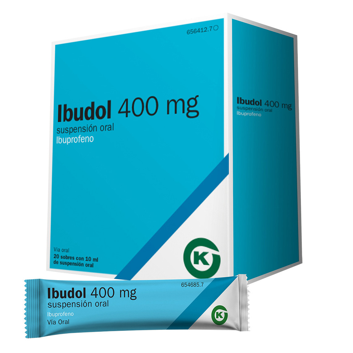 Imagen de Ibudol 400 mg susporal 20 sobres 10 ml
