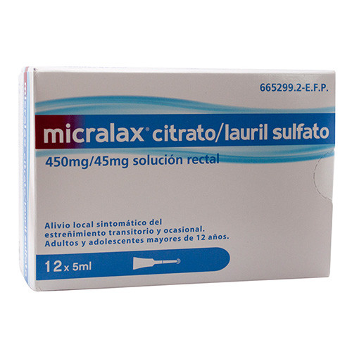 Imagen de Micralax 12 canuletas