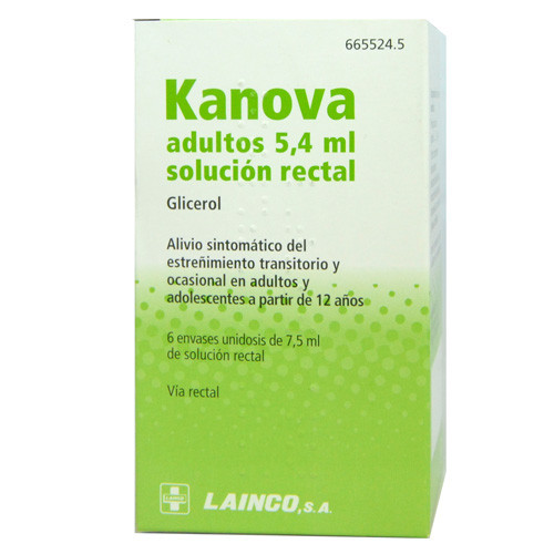 Imagen de Kanova adultos 5,4 ml solución rectal