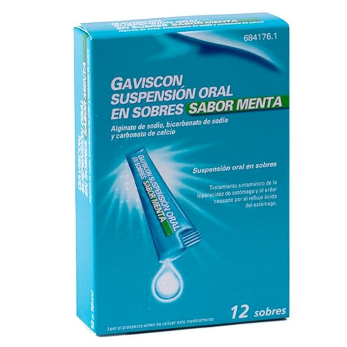 Imagen de Gaviscon suspensión oral 12 sobres menta