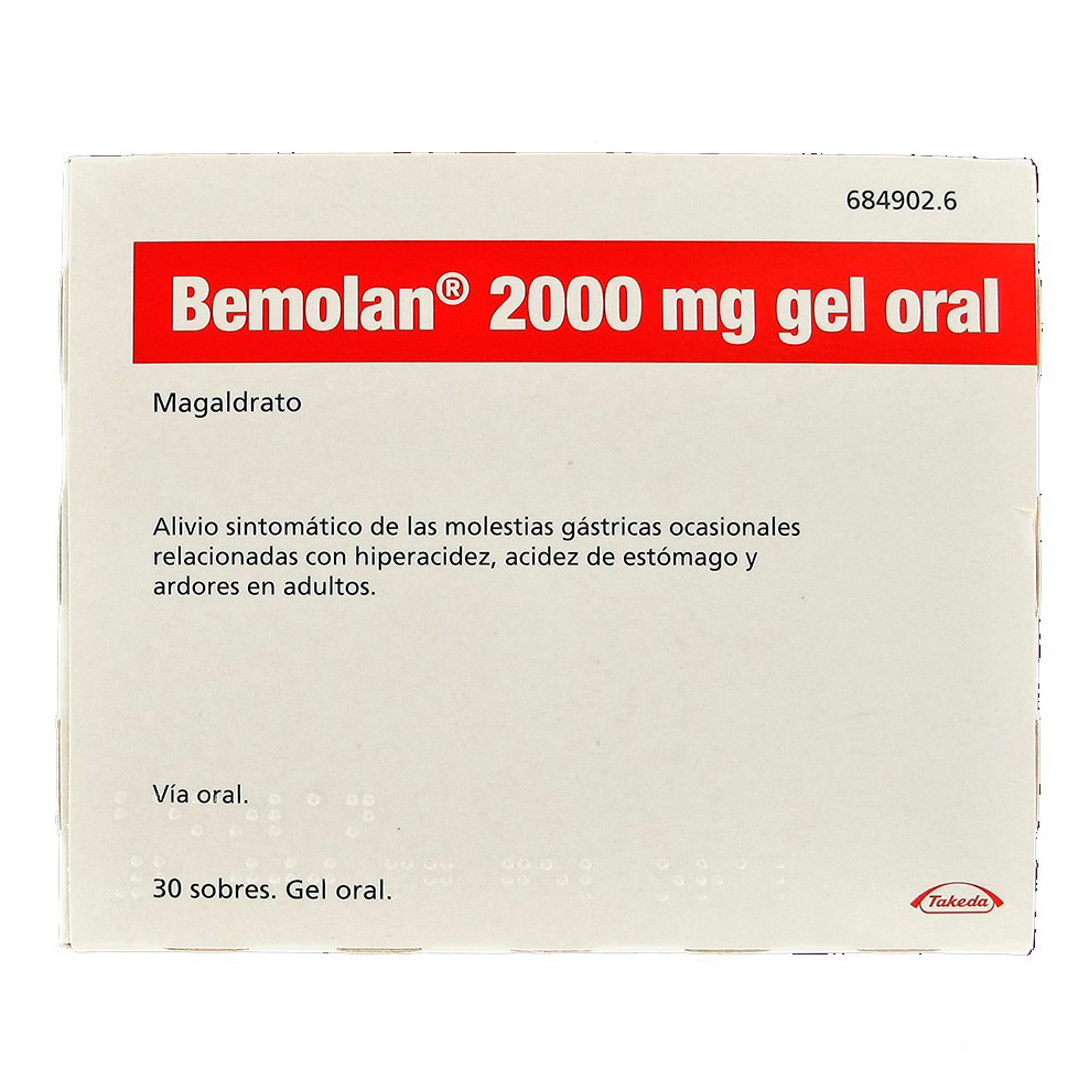 Imagen de Bemolan 2000mg gel 30 sobres