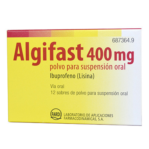 Imagen de Algifast 400mg 12 sobres