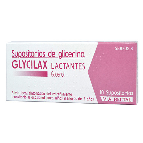 Imagen de Supositorios glicerina glycilax lactante