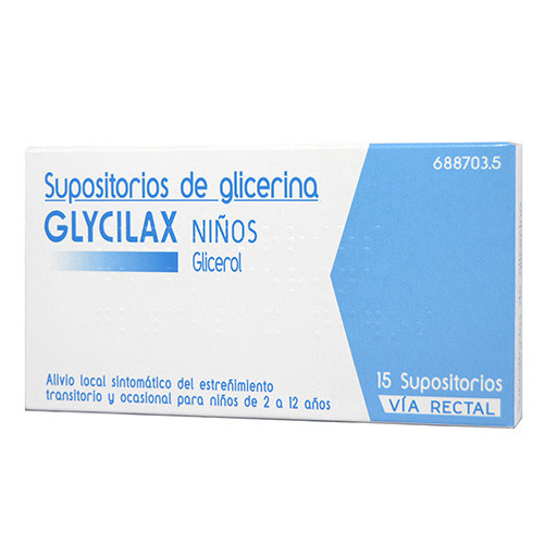 Imagen de Supositorios glicerina glycilax niños