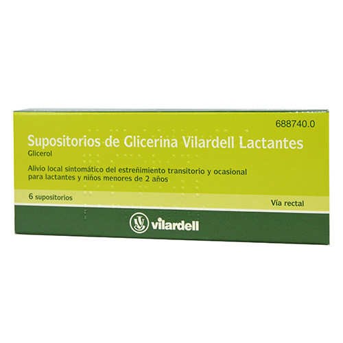 Imagen de Supositorios glicerina vilardell lactant