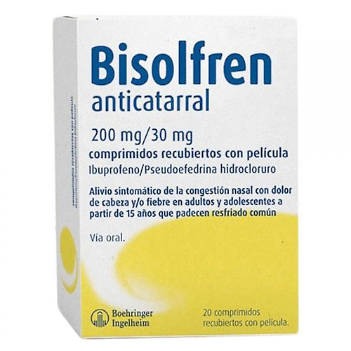 Imagen de Bisolfren 20 comprimidos