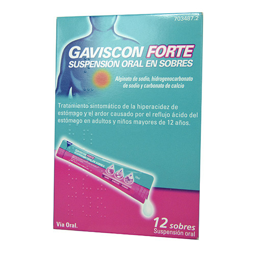 Imagen de Gaviscon forte 12 sobres