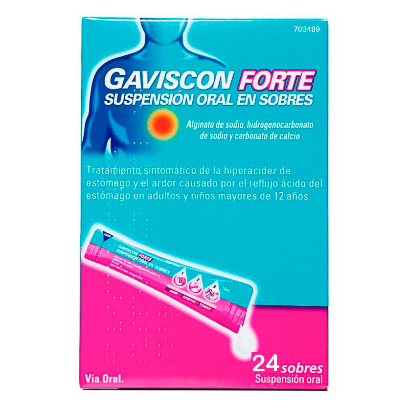 Imagen de Gaviscon forte 24 sobres