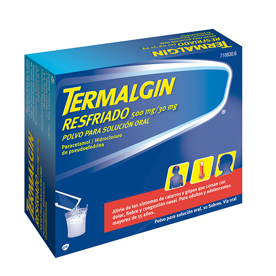 Imagen de Termalgin resfriado polvo sol oral 10 sobres