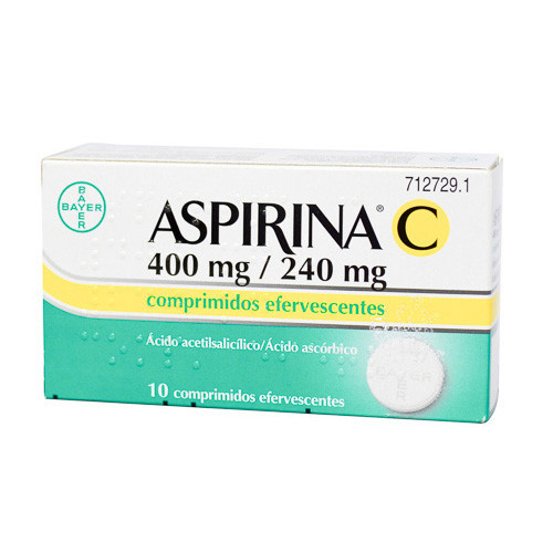 Imagen de Bayer aspirina C efervescentes 10 comprimidos