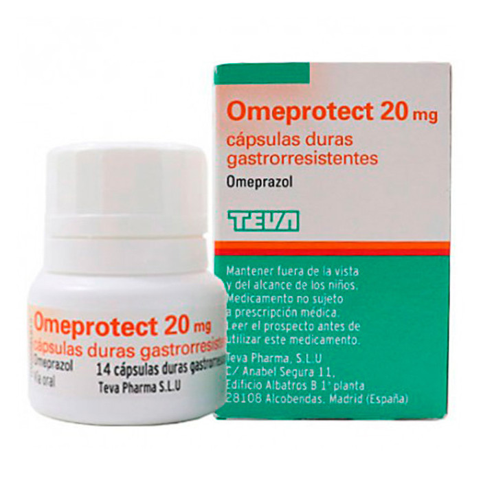 Imagen de Omeprotect 20 mg 14 caps teva