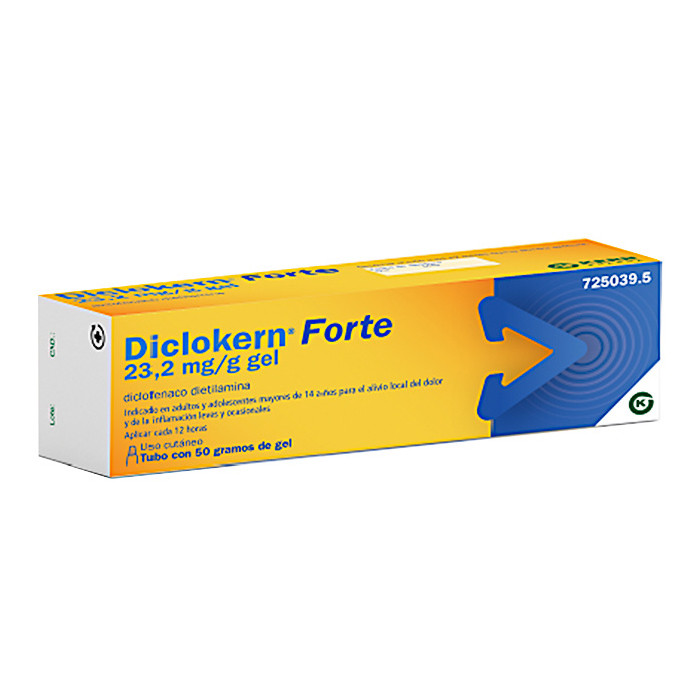Imagen de Diclokern forte 23,2 mg gel 50g