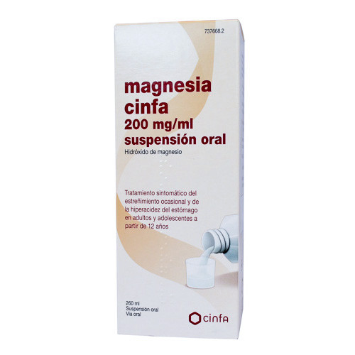 Imagen de Magnesia cinfa suspensión 300 ml