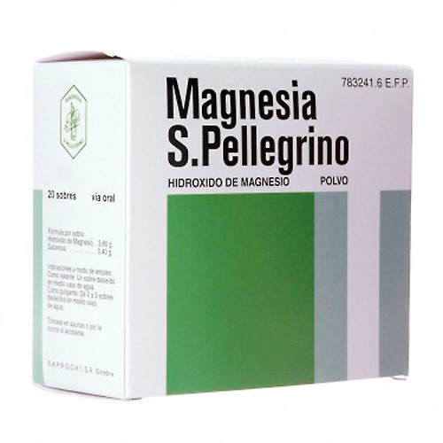 Imagen de Magnesia san pellegrino polvo 20 sobres